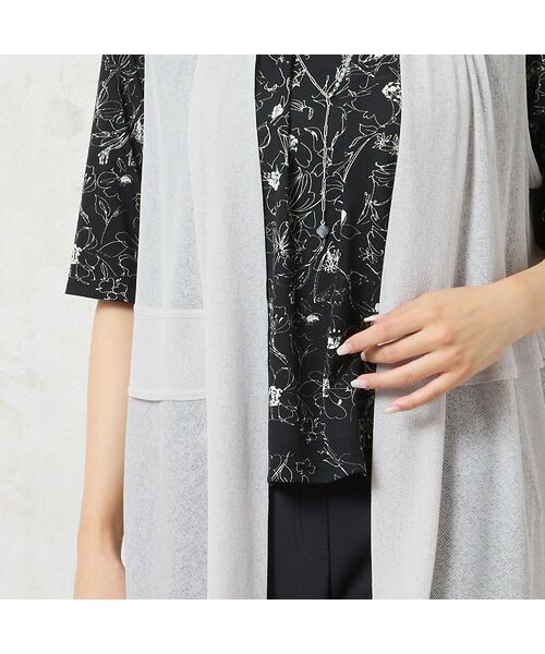 missel / ミゼール ベスト | 【洗える】ペプラムデザイン シアーベスト | 詳細2