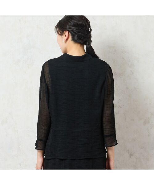 missel / ミゼール シャツ・ブラウス | 【洗える・セットアップ可能・3L/4Lサイズあり】ペプラムブラウス | 詳細1