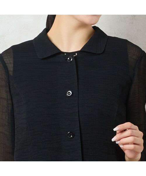 missel / ミゼール シャツ・ブラウス | 【洗える・セットアップ可能・3L/4Lサイズあり】ペプラムブラウス | 詳細3