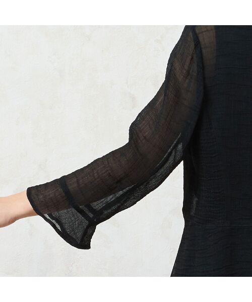 missel / ミゼール シャツ・ブラウス | 【洗える・セットアップ可能・3L/4Lサイズあり】ペプラムブラウス | 詳細4