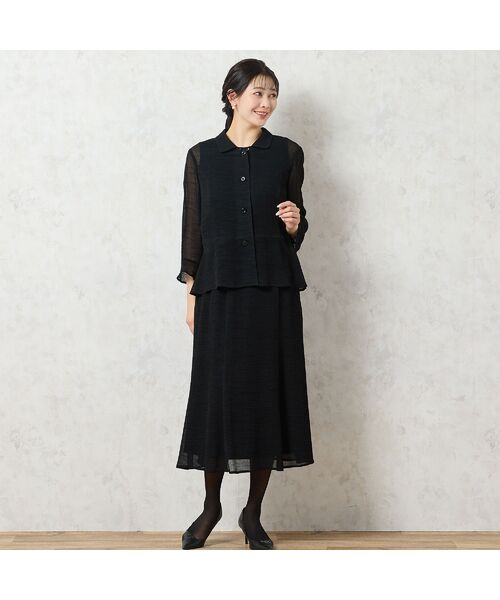 missel / ミゼール シャツ・ブラウス | 【洗える・セットアップ可能・3L/4Lサイズあり】ペプラムブラウス | 詳細9