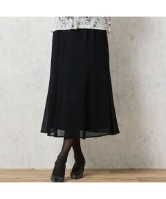 missel / ミゼール ミニ・ひざ丈スカート | 【洗える・セットアップ可能・3L/4Lサイズあり】セミフレアスカート