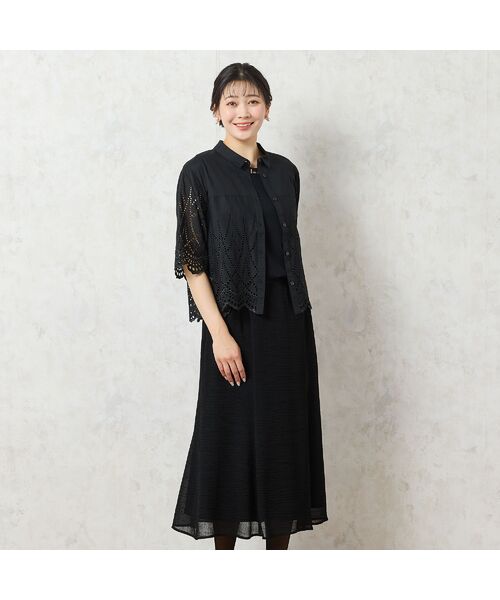 missel / ミゼール ミニ・ひざ丈スカート | 【洗える・セットアップ可能・3L/4Lサイズあり】セミフレアスカート | 詳細14