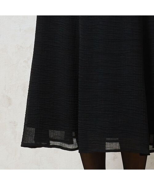 missel / ミゼール ミニ・ひざ丈スカート | 【洗える・セットアップ可能・3L/4Lサイズあり】セミフレアスカート | 詳細6