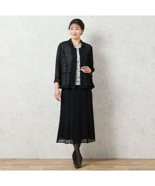 missel / ミゼール ミニ・ひざ丈スカート | 【洗える・セットアップ可能・3L/4Lサイズあり】セミフレアスカート | 詳細9