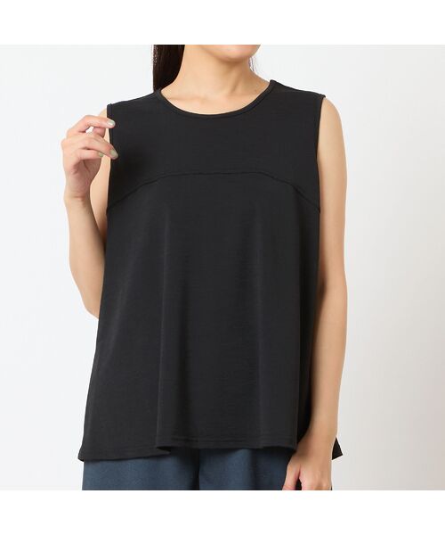 missel / ミゼール タンクトップ | 【洗える・3L/4Lサイズあり】ノースリーブAライントップス | 詳細1