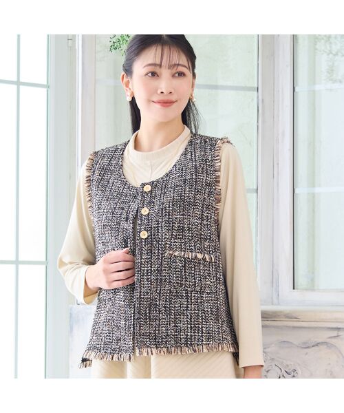 missel / ミゼール ベスト | ツイードベスト | 詳細1