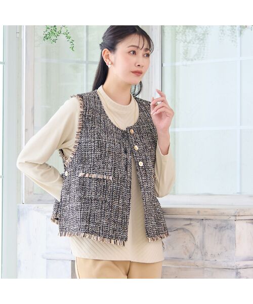 missel / ミゼール ベスト | ツイードベスト | 詳細2