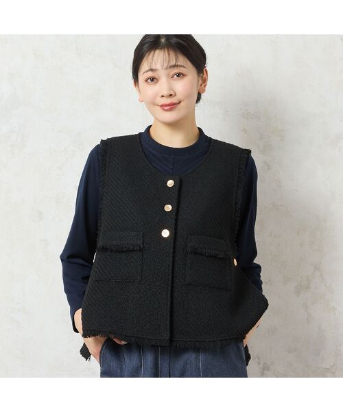 missel / ミゼール ベスト | ツイードベスト | 詳細9