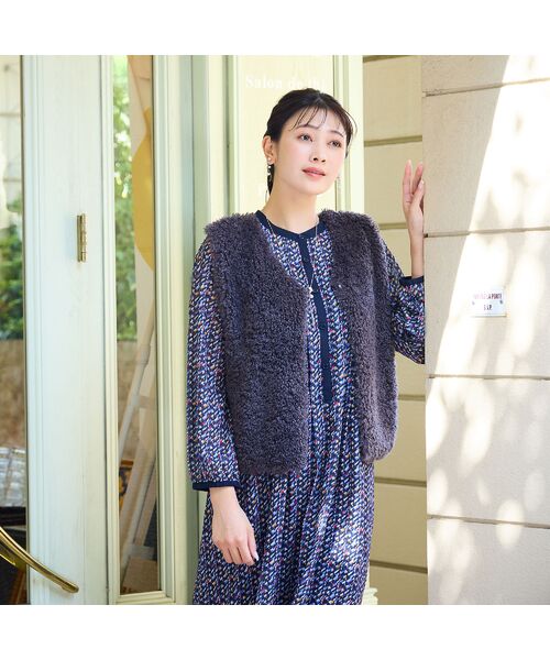 missel / ミゼール ベスト | ふわふわフェイクファーベスト | 詳細6