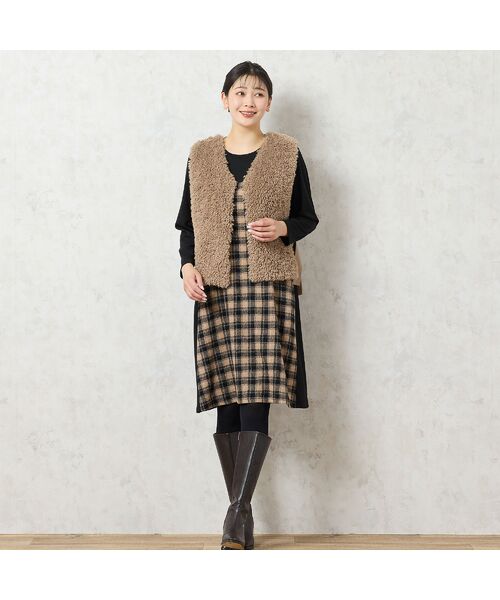 missel / ミゼール ベスト | ふわふわフェイクファーベスト | 詳細13