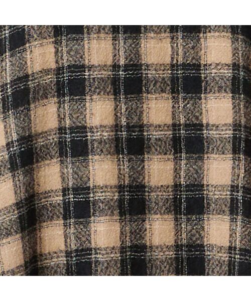 missel / ミゼール ミニ丈・ひざ丈ワンピース | 【WEB限定カラーあり・3L/4Lサイズあり】チェック柄Aラインワンピース | 詳細2