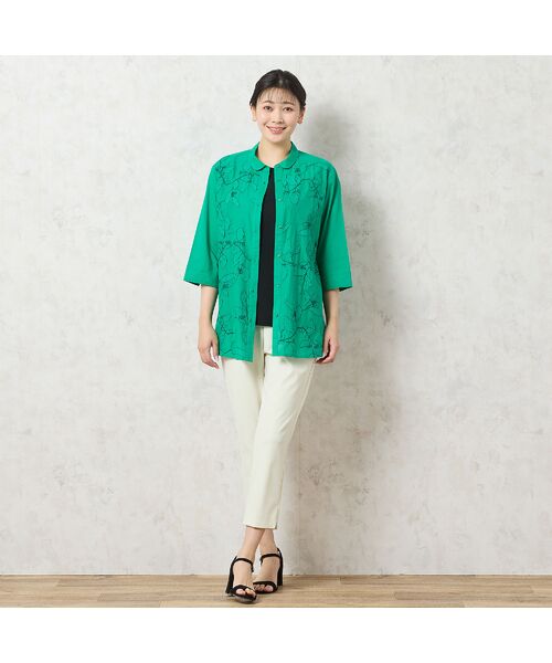 missel / ミゼール シャツ・ブラウス | 【洗える・綿100%】綿ローン花刺繍シャツ | 詳細17