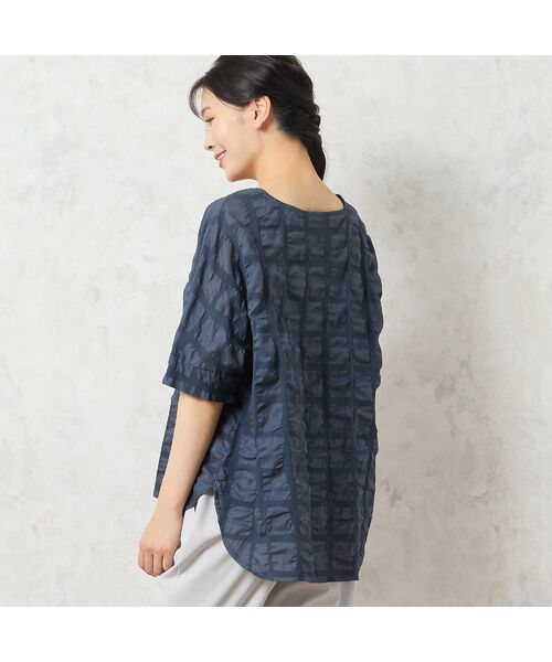 missel / ミゼール シャツ・ブラウス | 【洗える・日本製・綿100%】コットン塩縮加工ブラウス | 詳細2
