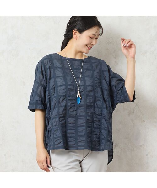 missel / ミゼール シャツ・ブラウス | 【洗える・日本製・綿100%】コットン塩縮加工ブラウス | 詳細3