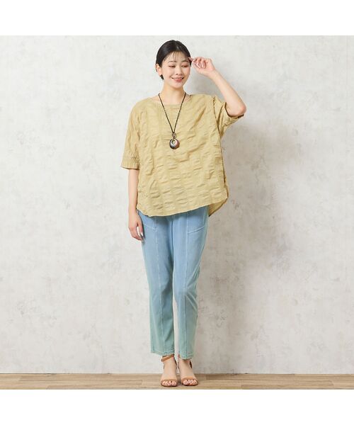 missel / ミゼール シャツ・ブラウス | 【洗える・日本製・綿100%】コットン塩縮加工ブラウス | 詳細11