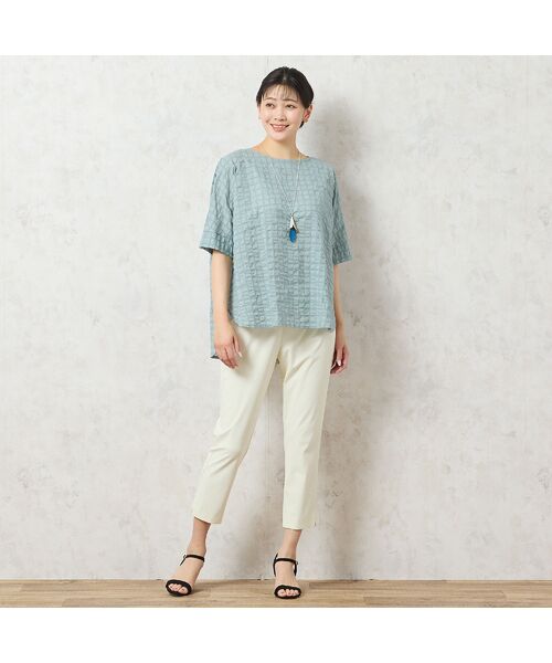 missel / ミゼール シャツ・ブラウス | 【洗える・日本製・綿100%】コットン塩縮加工ブラウス | 詳細17