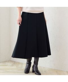 missel / ミゼール ミニ・ひざ丈スカート | 【3L/4Lサイズあり】ダンボールニットAラインスカート