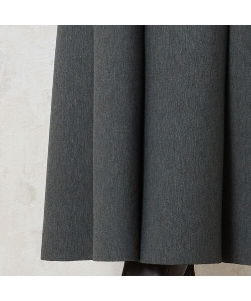 missel / ミゼール ミニ・ひざ丈スカート | 【3L/4Lサイズあり】ダンボールニットAラインスカート | 詳細4