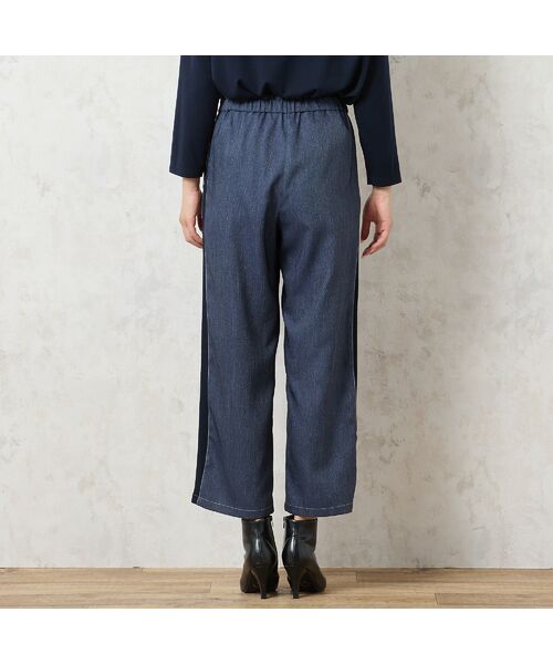 missel / ミゼール その他パンツ | 【洗える・3L/4Lサイズあり】サイドラインデニムパンツ | 詳細2