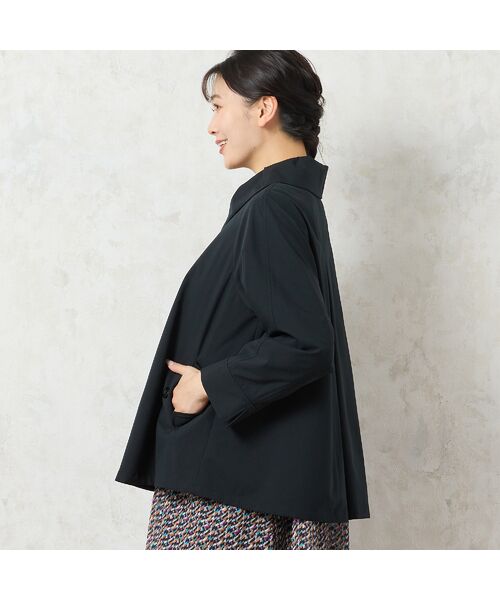 missel / ミゼール その他アウター | 【3L/4Lサイズあり】ポプリンAラインジャケット | 詳細3