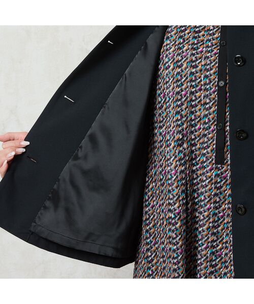 missel / ミゼール その他アウター | 【3L/4Lサイズあり】ポプリンAラインジャケット | 詳細5