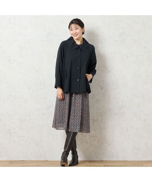 missel / ミゼール その他アウター | 【3L/4Lサイズあり】ポプリンAラインジャケット | 詳細8