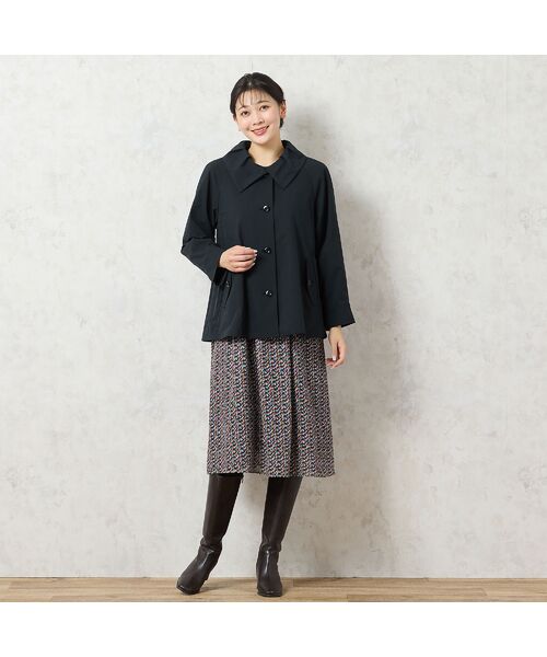 missel / ミゼール その他アウター | 【3L/4Lサイズあり】ポプリンAラインジャケット | 詳細9