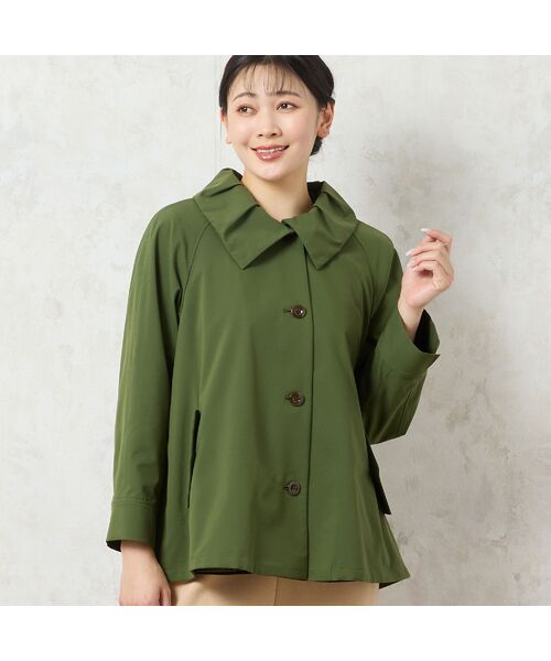 missel / ミゼール その他アウター | 【3L/4Lサイズあり】ポプリンAラインジャケット | 詳細13