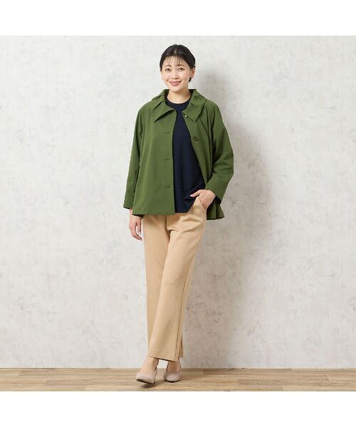 missel / ミゼール その他アウター | 【3L/4Lサイズあり】ポプリンAラインジャケット | 詳細15