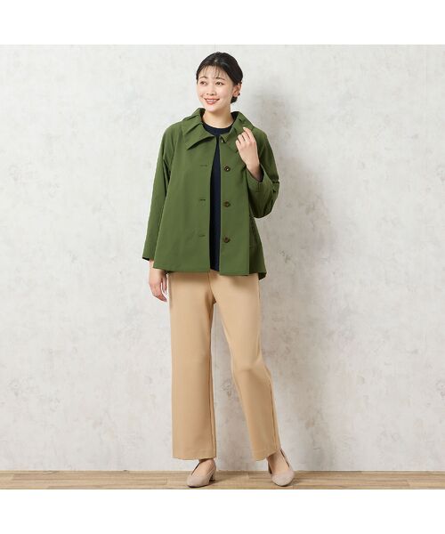 missel / ミゼール その他アウター | 【3L/4Lサイズあり】ポプリンAラインジャケット | 詳細16