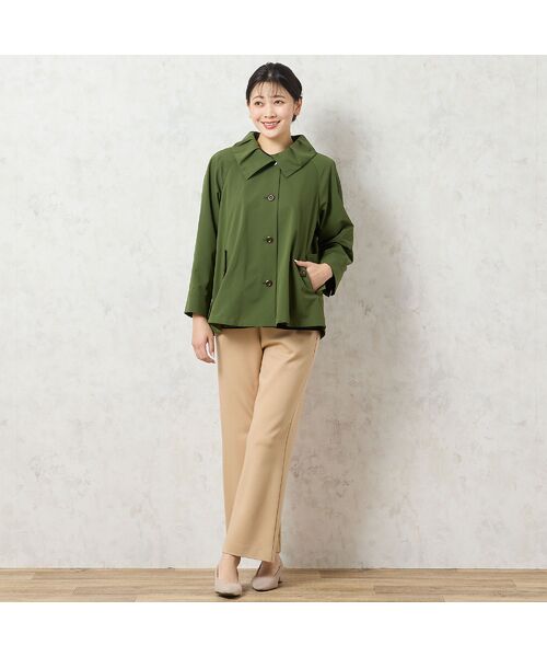 missel / ミゼール その他アウター | 【3L/4Lサイズあり】ポプリンAラインジャケット | 詳細17