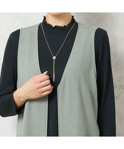 missel / ミゼール ミニ丈・ひざ丈ワンピース | 【洗える】千鳥柄ジャンパースカート | 詳細11