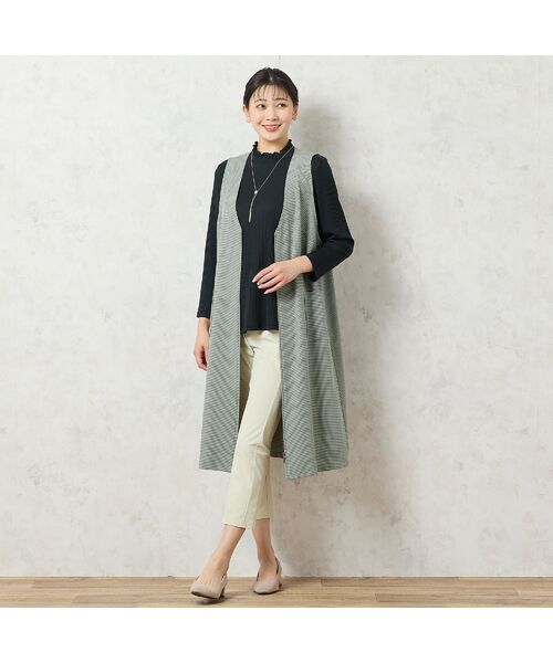 missel / ミゼール ミニ丈・ひざ丈ワンピース | 【洗える】千鳥柄ジャンパースカート | 詳細14