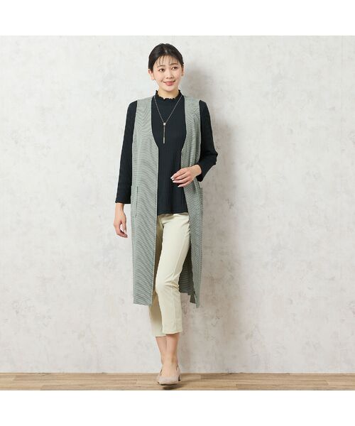 missel / ミゼール ミニ丈・ひざ丈ワンピース | 【洗える】千鳥柄ジャンパースカート | 詳細15