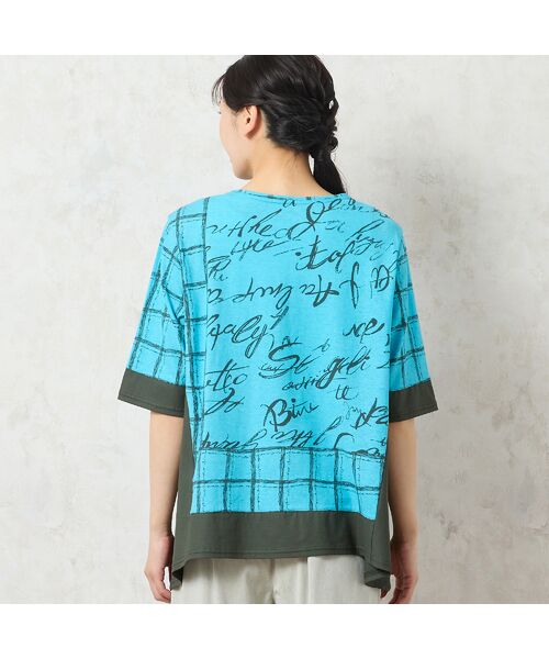 missel / ミゼール カットソー | 【一部店舗限定・洗える・日本製・綿100%】ロゴチェック柄コットンTシャツ | 詳細8