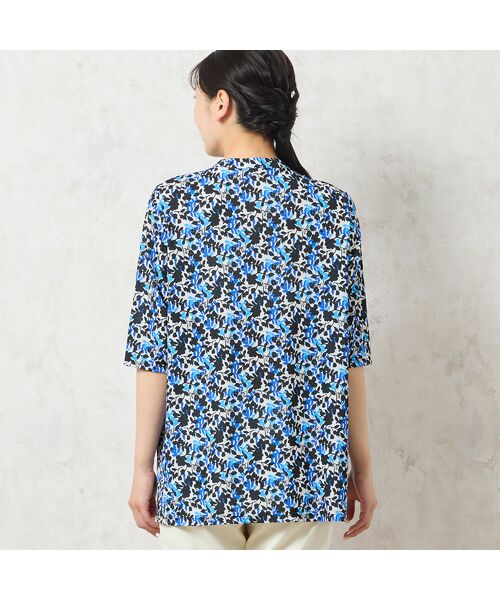 missel / ミゼール カットソー | 【人気デザイン・洗える】リーフ柄ピンタックカットソー | 詳細8