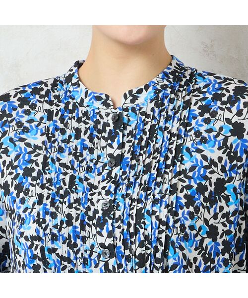 missel / ミゼール カットソー | 【人気デザイン・洗える】リーフ柄ピンタックカットソー | 詳細10