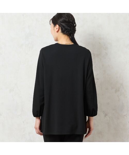 missel / ミゼール カットソー | 【洗える・3L/4Lサイズあり】チュール刺繍カットソー | 詳細1