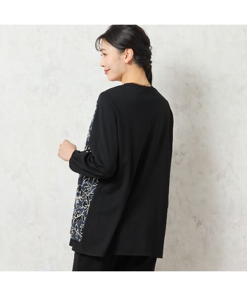 missel / ミゼール カットソー | 【洗える・3L/4Lサイズあり】チュール刺繍カットソー | 詳細2