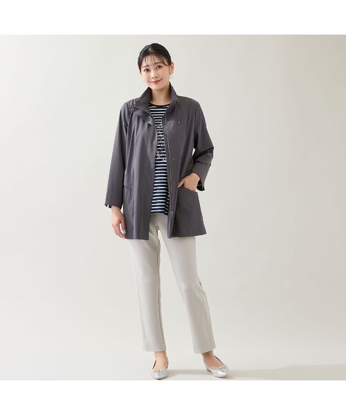 missel / ミゼール カットソー | 【洗える・3L/4Lサイズあり】花刺繍ボーダーカットソー | 詳細11