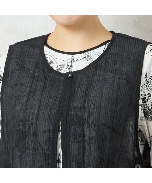 missel / ミゼール ベスト | 【洗える】シアーベスト | 詳細2