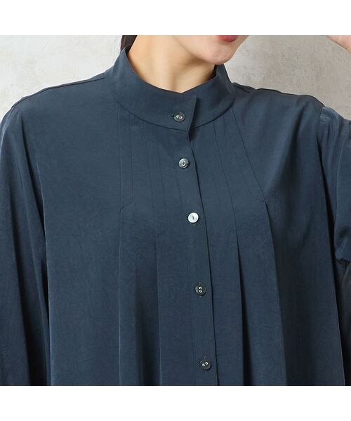 missel / ミゼール シャツ・ブラウス | 【洗える・接触冷感】Soalonタックフレアシャツ | 詳細3