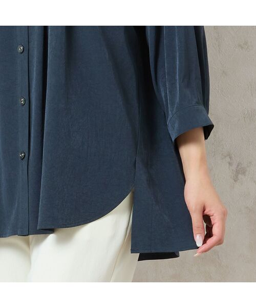 missel / ミゼール シャツ・ブラウス | 【洗える・接触冷感】Soalonタックフレアシャツ | 詳細4