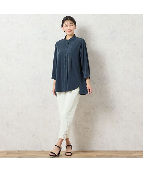 missel / ミゼール シャツ・ブラウス | 【洗える・接触冷感】Soalonタックフレアシャツ | 詳細5