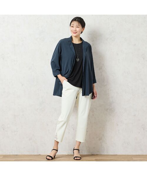 missel / ミゼール シャツ・ブラウス | 【洗える・接触冷感】Soalonタックフレアシャツ | 詳細8