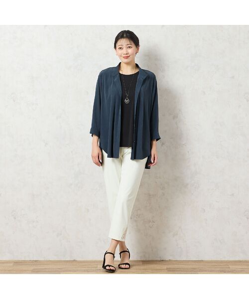 missel / ミゼール シャツ・ブラウス | 【洗える・接触冷感】Soalonタックフレアシャツ | 詳細9