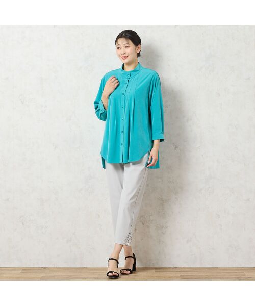 missel / ミゼール シャツ・ブラウス | 【洗える・接触冷感】Soalonタックフレアシャツ | 詳細15