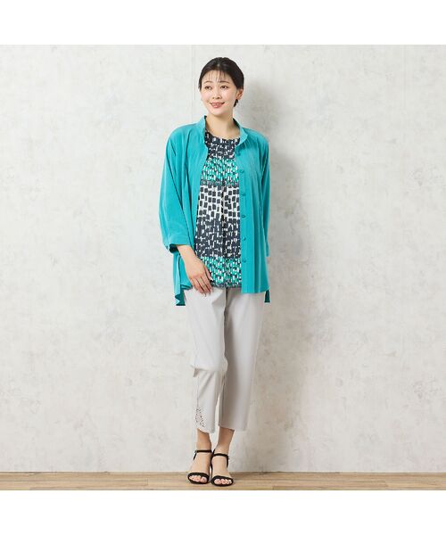 missel / ミゼール シャツ・ブラウス | 【洗える・接触冷感】Soalonタックフレアシャツ | 詳細17