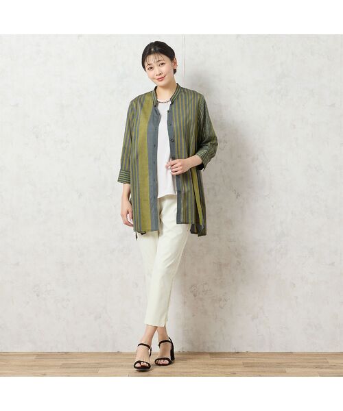 missel / ミゼール シャツ・ブラウス | 【洗える・綿100%】ビッグストライプシャツ | 詳細10